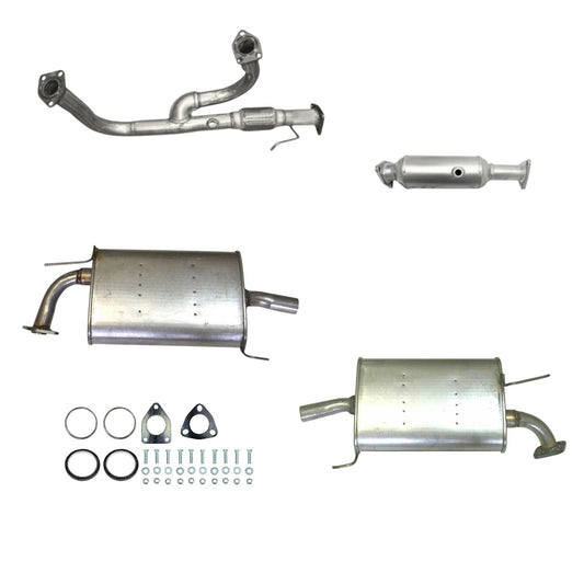 Acura TL 3.2L (1999-2003) Y Flex Pipe, Catalytic Converter and Both Side Mufflers