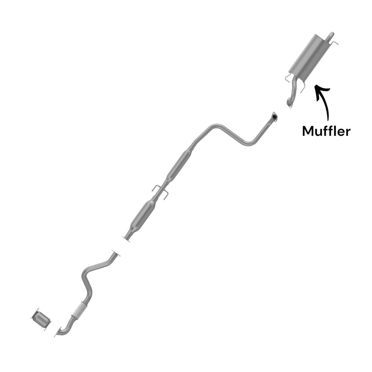Chevrolet Aveo5 1.6L (2007-2011) Muffler