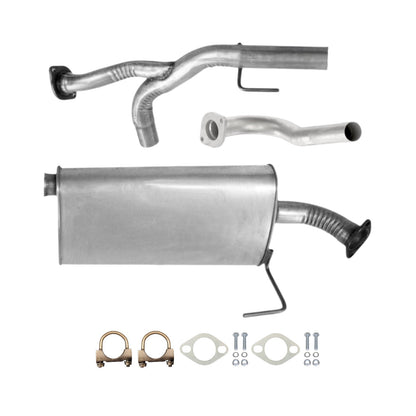 Infiniti QX56 5.6L (2004-2006) Front Pipe & Muffler with Axel Pipe