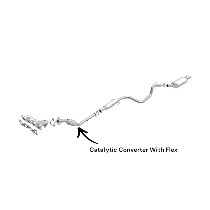 Saturn Ion 2.2L (2003-2004) V4 Direct Fit Catalytic Converter With Flex
