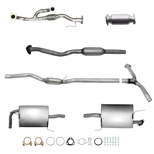 Honda Accord 3.0L (2006-2007) (4-Door) (FULL HYBRID) Flex Pipe, Catalytic Converter, Resonator, Resonator with Y-Pipe and Both Side Mufflers