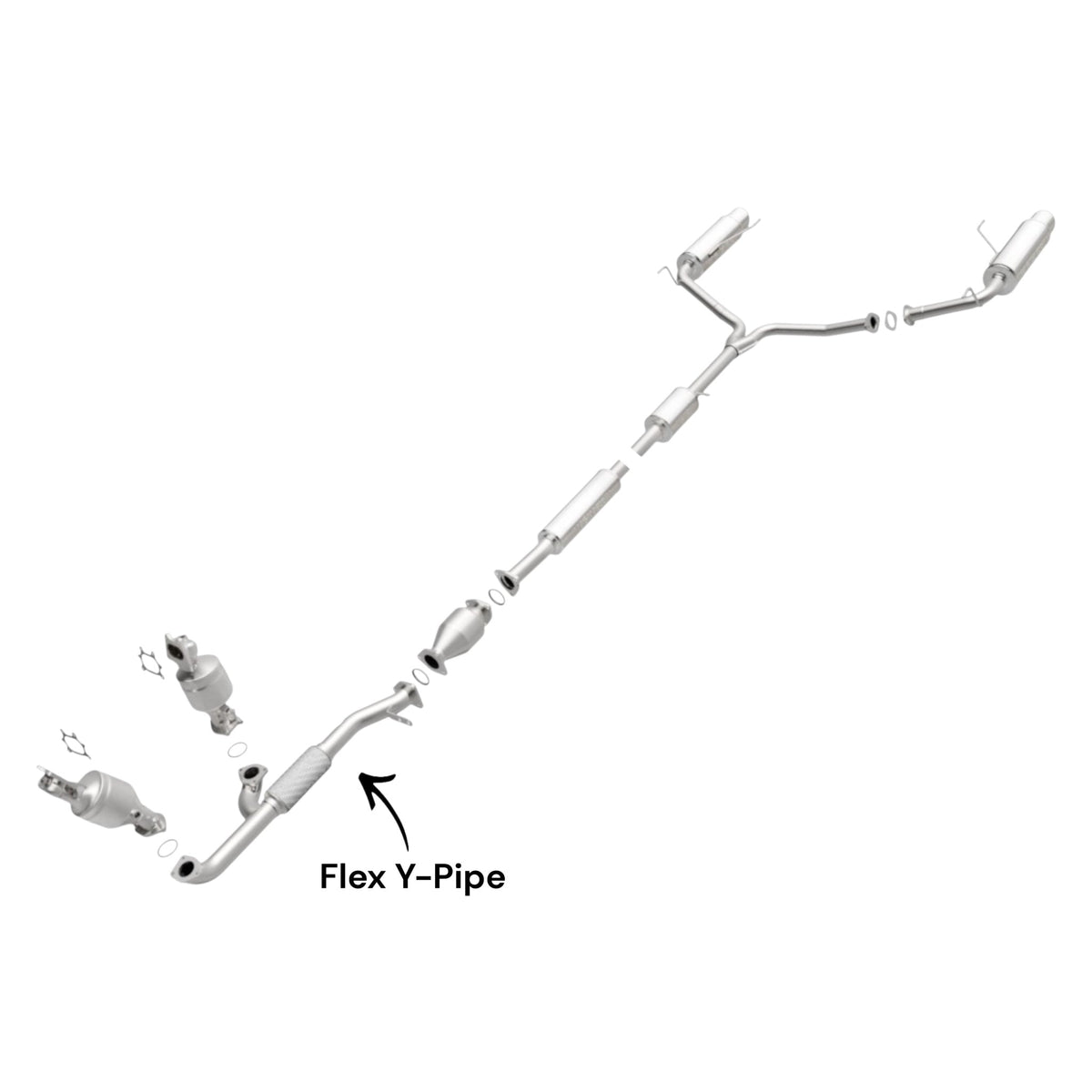 Acura TL 3.5L (2007, 2008) (Type S Model) Flex Y-Pipe