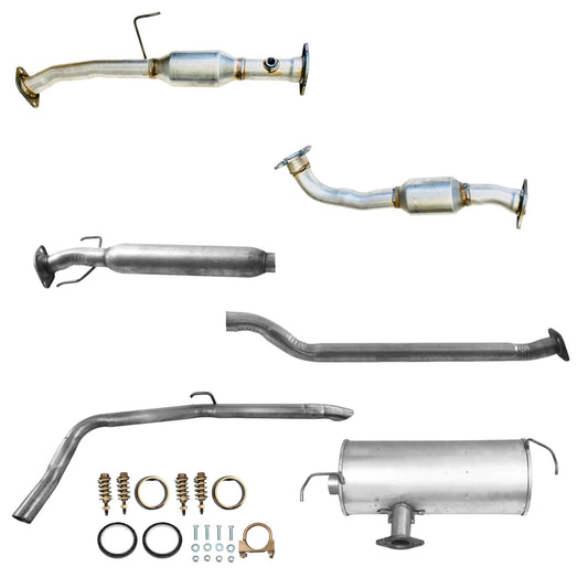Toyota Sienna 2.7L (2011-2013) (FWD Only) Catalytic Converters, Resonator, Muffler with Tail Pipe