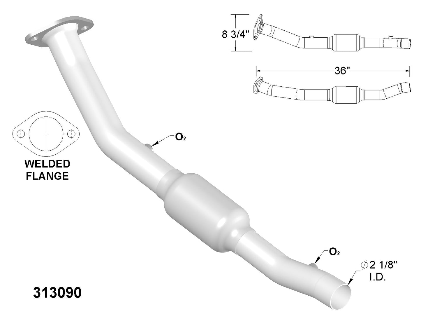 Toyota Celica GT 1.8L (2000-2005) V4 Catalytic Converter