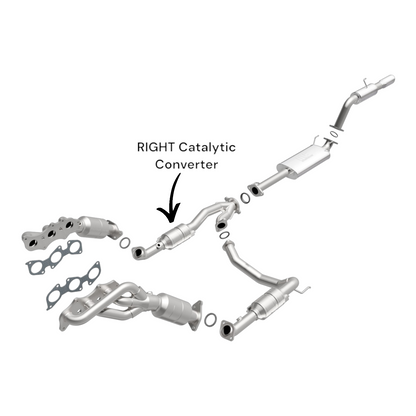Toyota FJ Cruiser 4.0L (2007-2012) V6 RIGHT Catalytic Converter