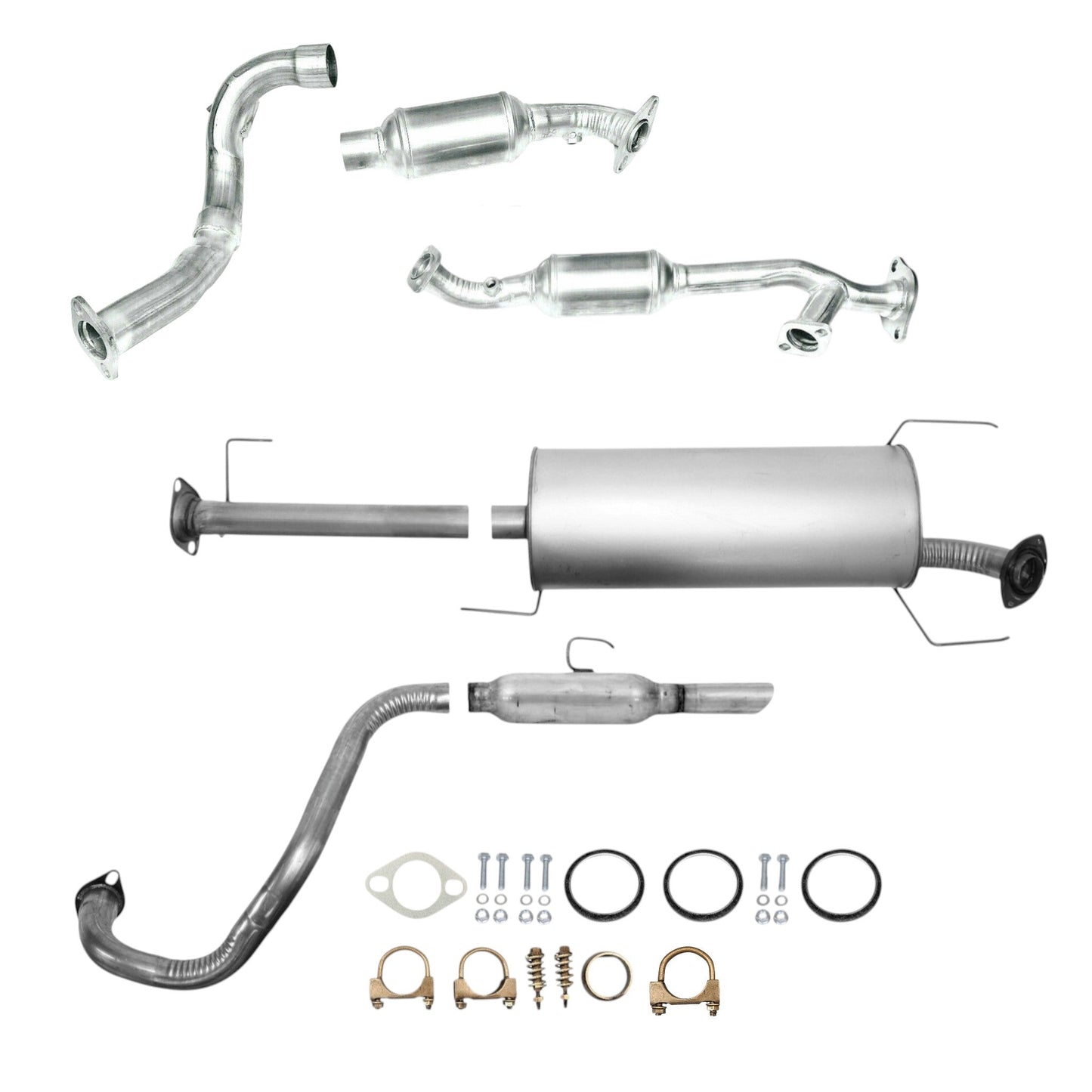 Lexus GX460 4.6L (2010-2016) Catalytic Converters, Muffler and Resonator