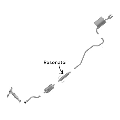 Lincoln MKZ 2.5L (2011-2012) (FULL HYBRID) Resonator Only