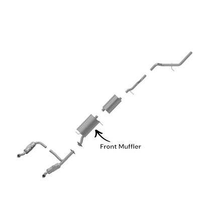 Ford Explorer 4.6L (2006-2010) Front Muffler