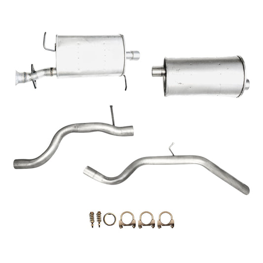 Mercury Mountaineer 4.6L (2006-2010) Front & Rear Mufflers and Front & Rear Tail Pipes