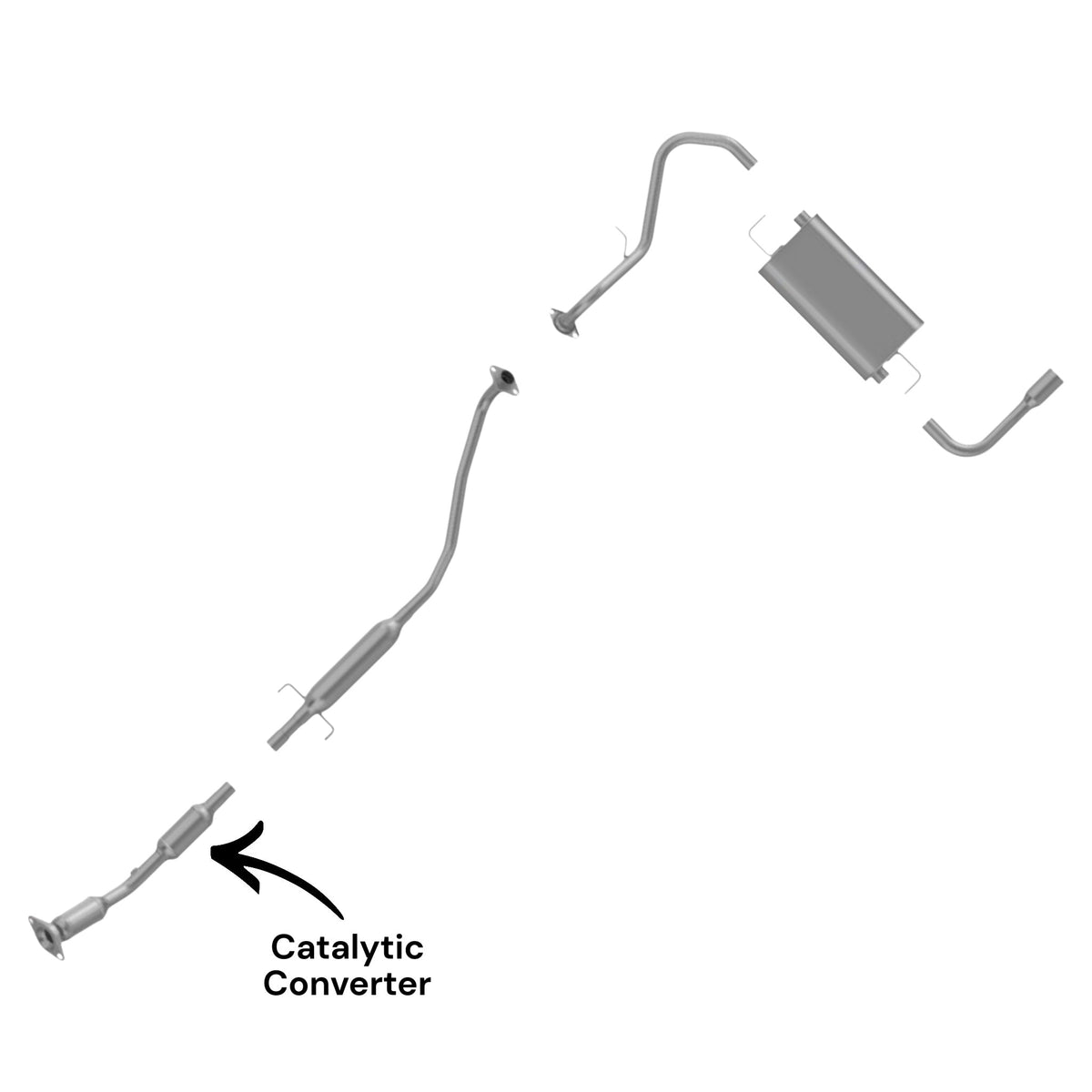 Pontiac Vibe 1.8L (2005-2008) (FWD) Catalytic Converter
