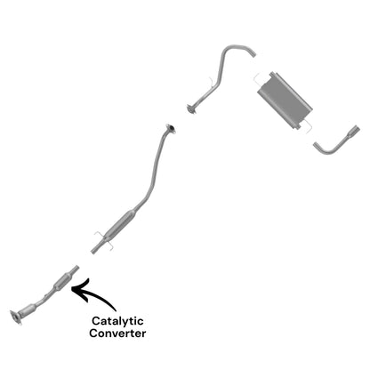 Pontiac Vibe 1.8L (2005-2008) (FWD) Catalytic Converter