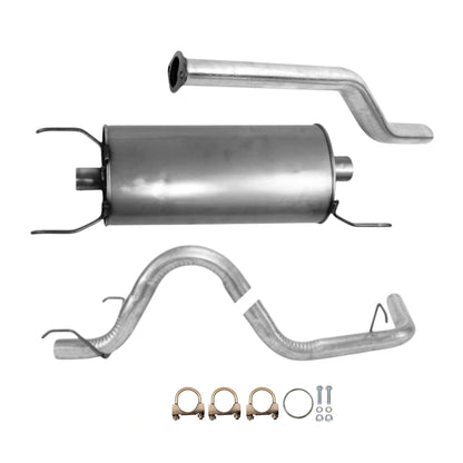 Toyota Tacoma 2.7L (2005-2012) (127.4inch Wheelbase) Axel Pipe, Muffler & Tail Pipe