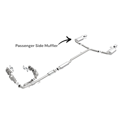 Toyota Camry 3.5L (2007-2011) & Lexus ES350 3.5L (2007-2012) Passenger Side Muffler (Right side) 