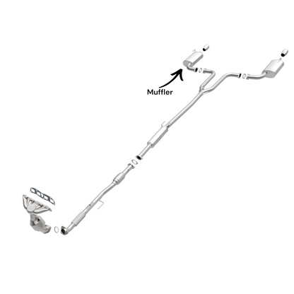 Nissan Altima 3.5L (2007-2009) Right Side Muffler