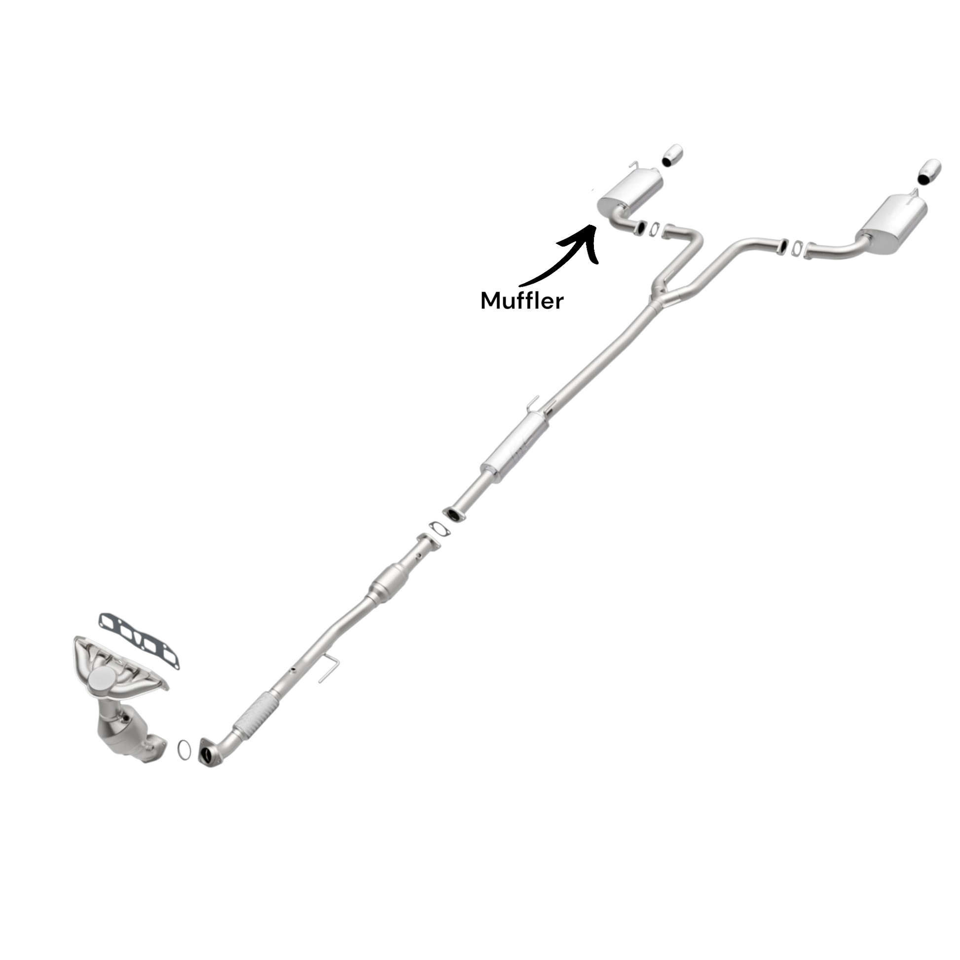 Nissan Altima 2.5L (2007-2009) Right Side Muffler