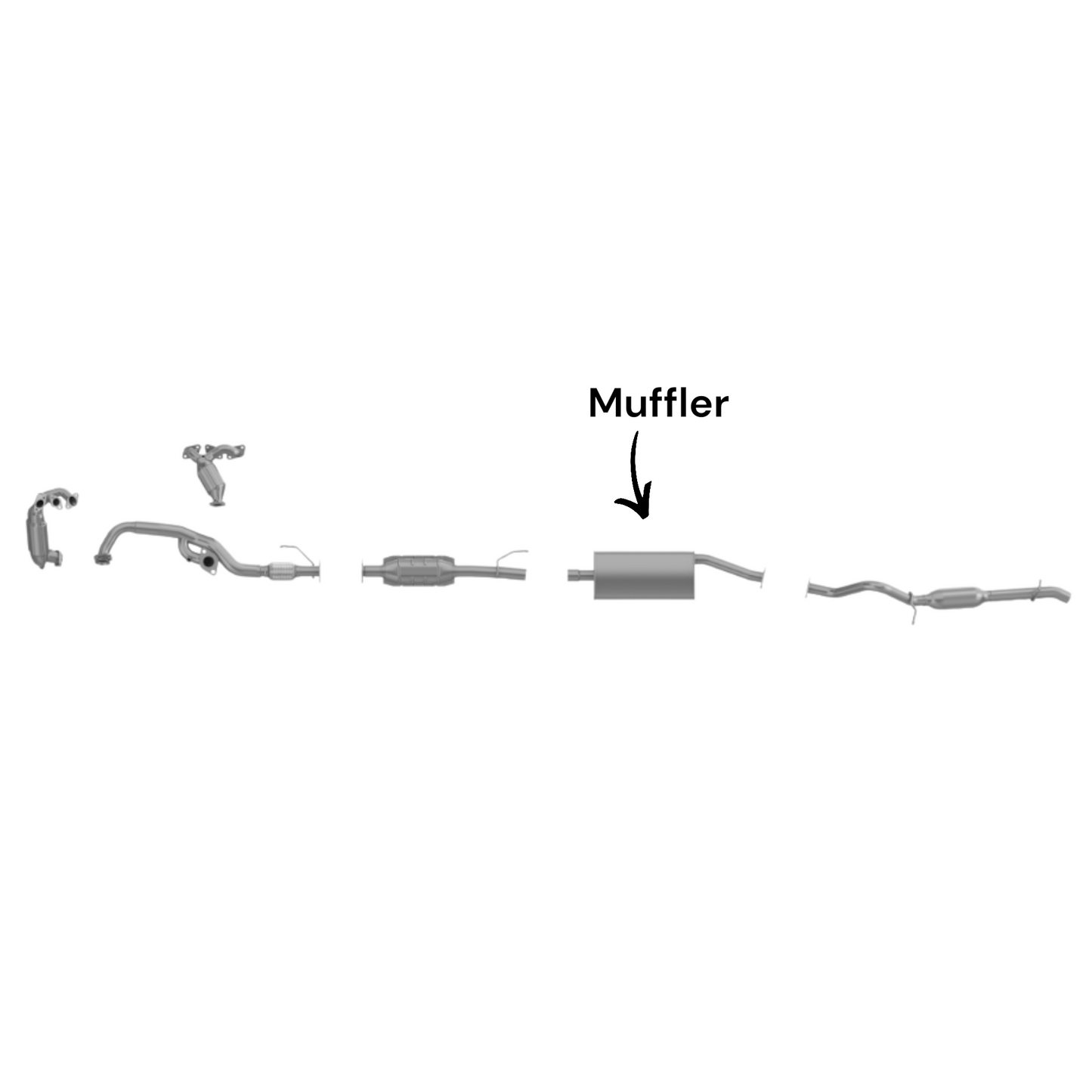 Mercury Mariner 3.0L (2005-2008) Muffler