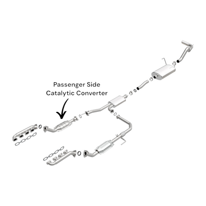 Convertisseur catalytique côté passager pour Toyota Tundra 4.7L (2003 et 2004) V8