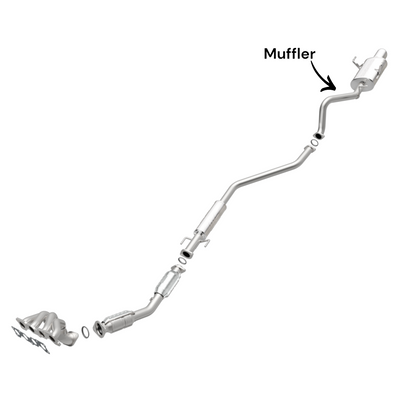Nissan Versa 1.8L (2007-2011) (Sedan) Muffler