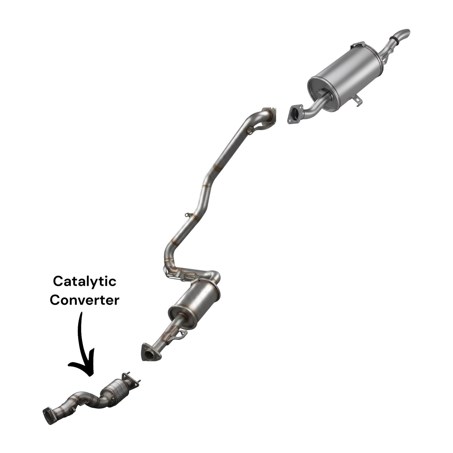 Honda CR-Z 1.5L (2011-2016) (Hybrid) (Manual Transmission) Catalytic Converter