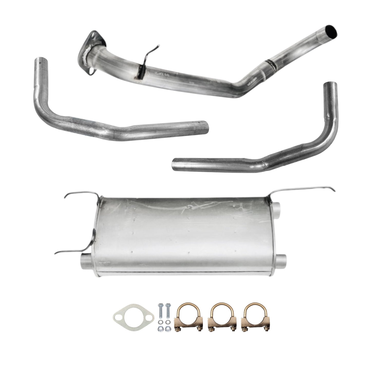 Mazda 3 2.5L (2010-2013) (Sedan) Axel Pipe, Muffler, Right & Left Tail Pipes
