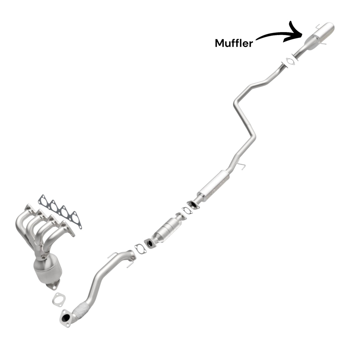 Kia Soul 2.0L (2010, 2011) Muffler