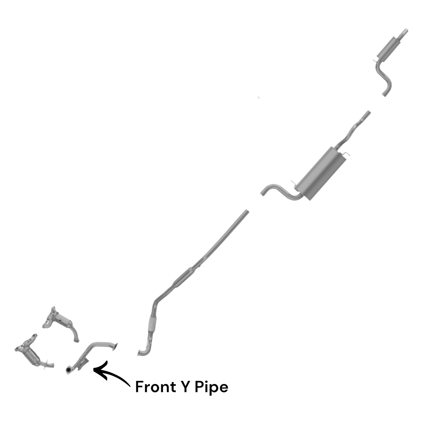 Volkswagen Routan 4.0L (2009-2010) Front Y Pipe