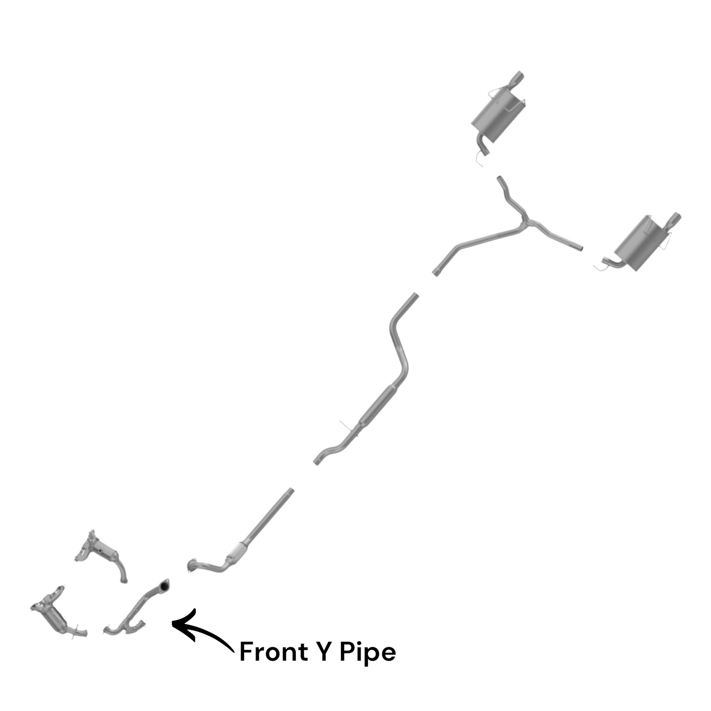 Dodge Journey 3.5L (2009-2010) Front Y Pipe