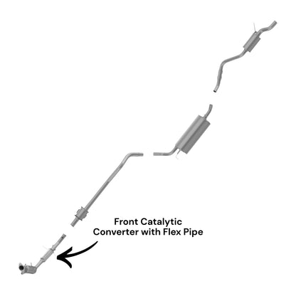 Ford Transit Connect 2.0L (2010-2013) Front Catalytic Converter with Flex Pipe