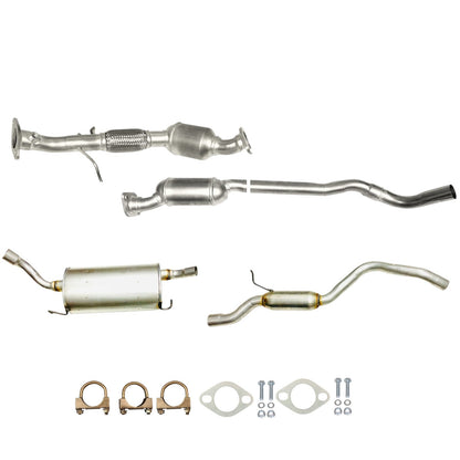 Ford Transit Connect 2.0L (2010-2013) Catalytic Converter With Flex, Rear Catalytic Converter, Muffler And Resonator