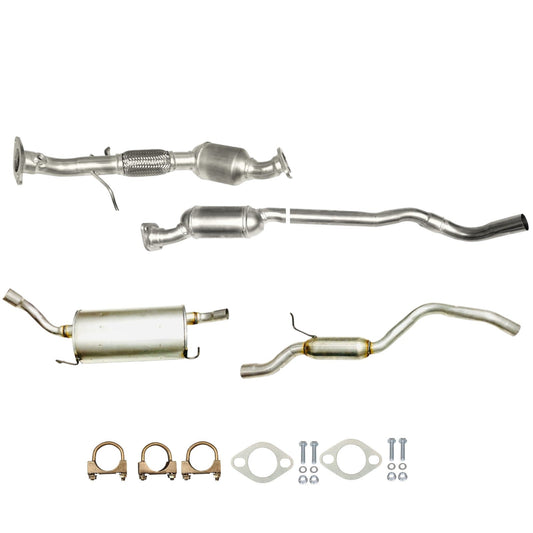 Ford Transit Connect 2.0L (2010-2013) Catalytic Converter With Flex, Rear Catalytic Converter, Muffler And Resonator