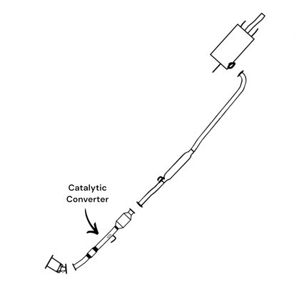 Convertisseur catalytique pour Toyota Camry 2.2L (1993-1996)