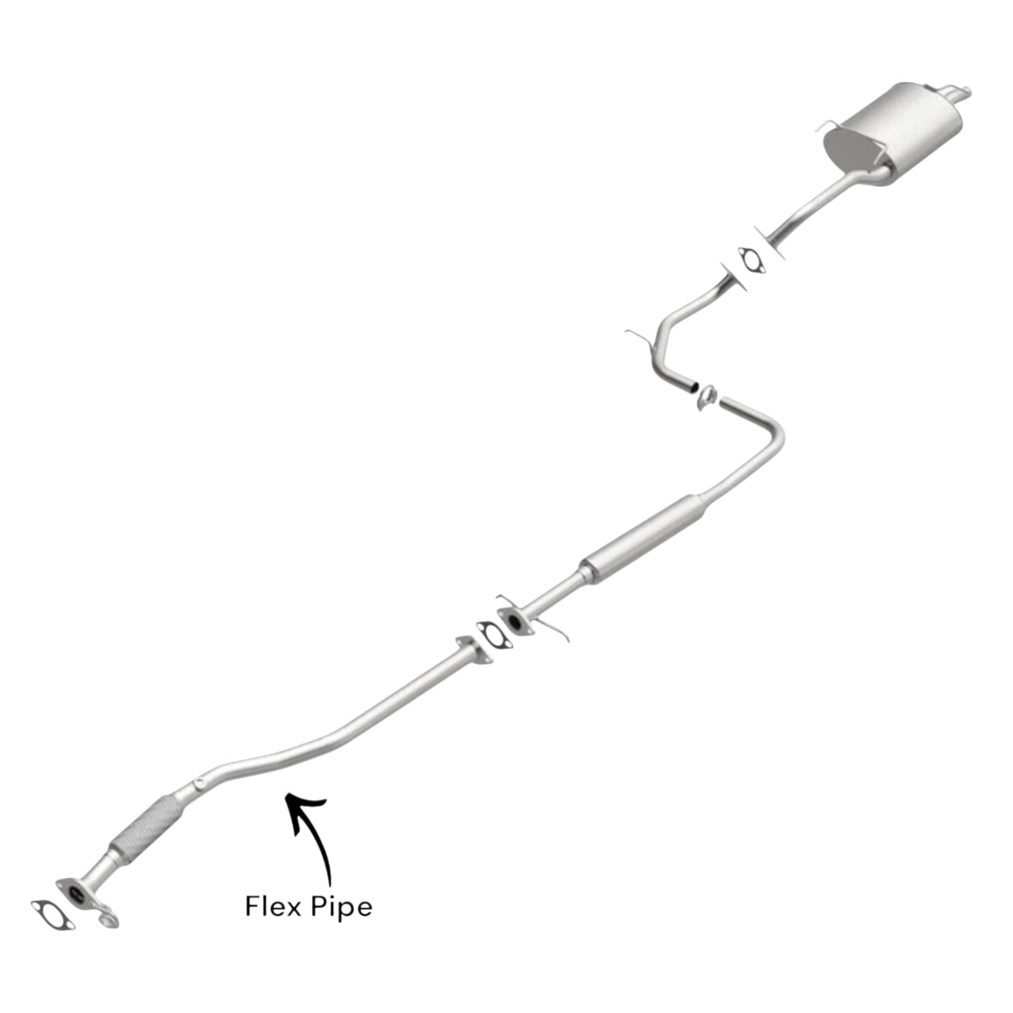 Kia Rio 1.6L (2006-2011) (Korean Built Only) Flex Pipe