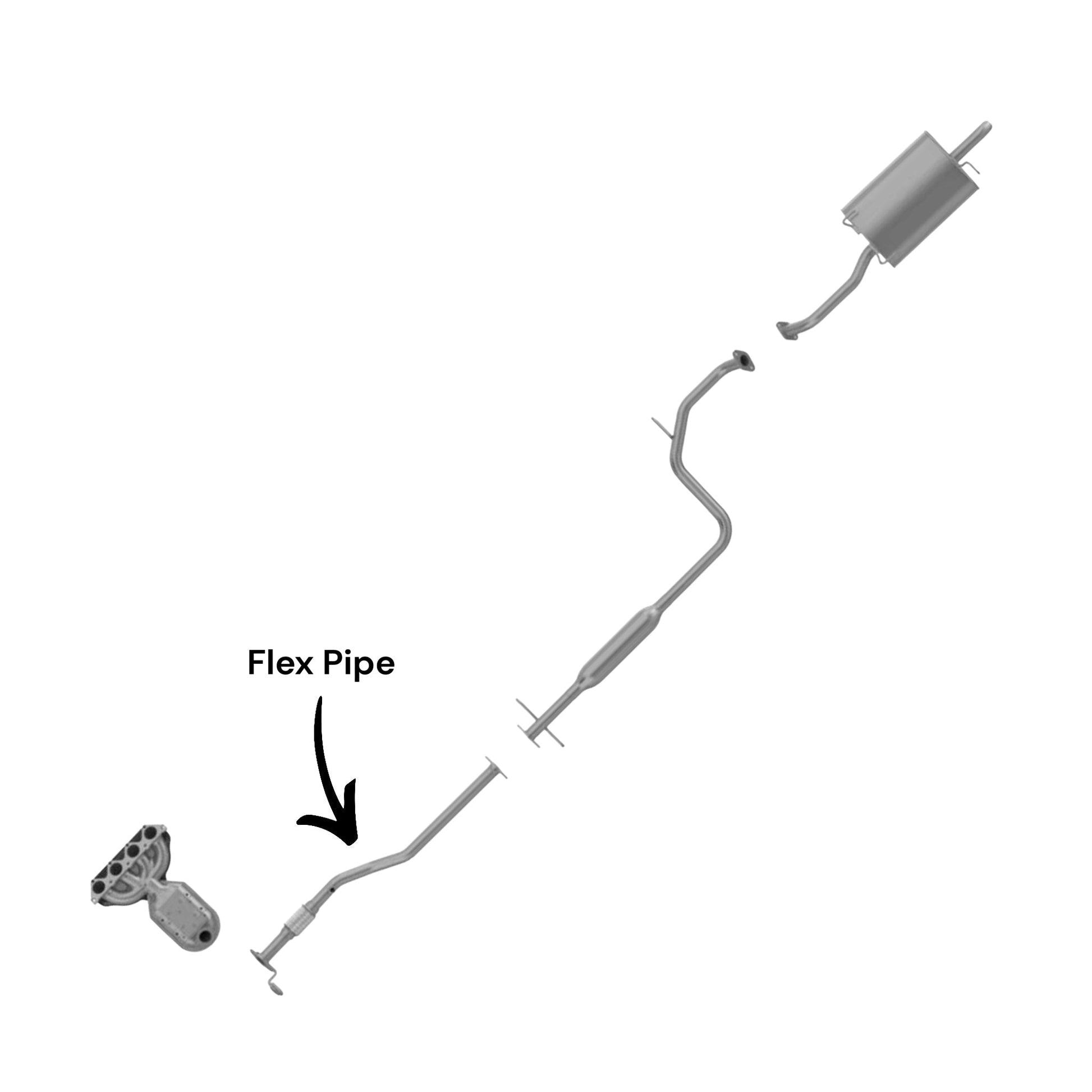 Hyundai Accent 1.6L (2001-2005) Flex Pipe