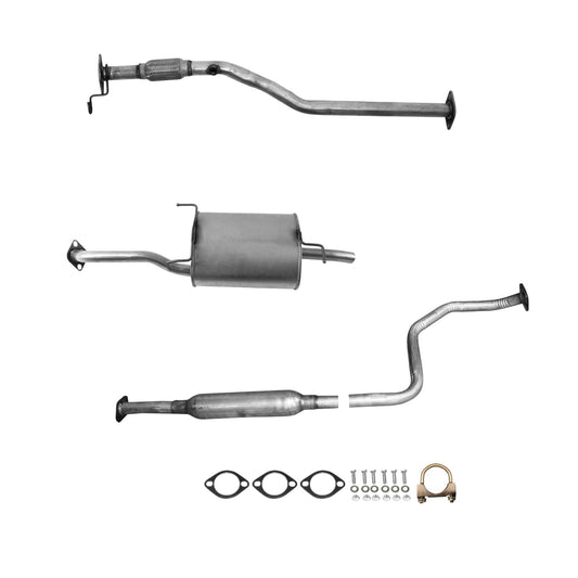 Hyundai Accent 1.5L (2000-2002) and 1.6L(2001-2005) Flex Pipe, Resonator and Muffler