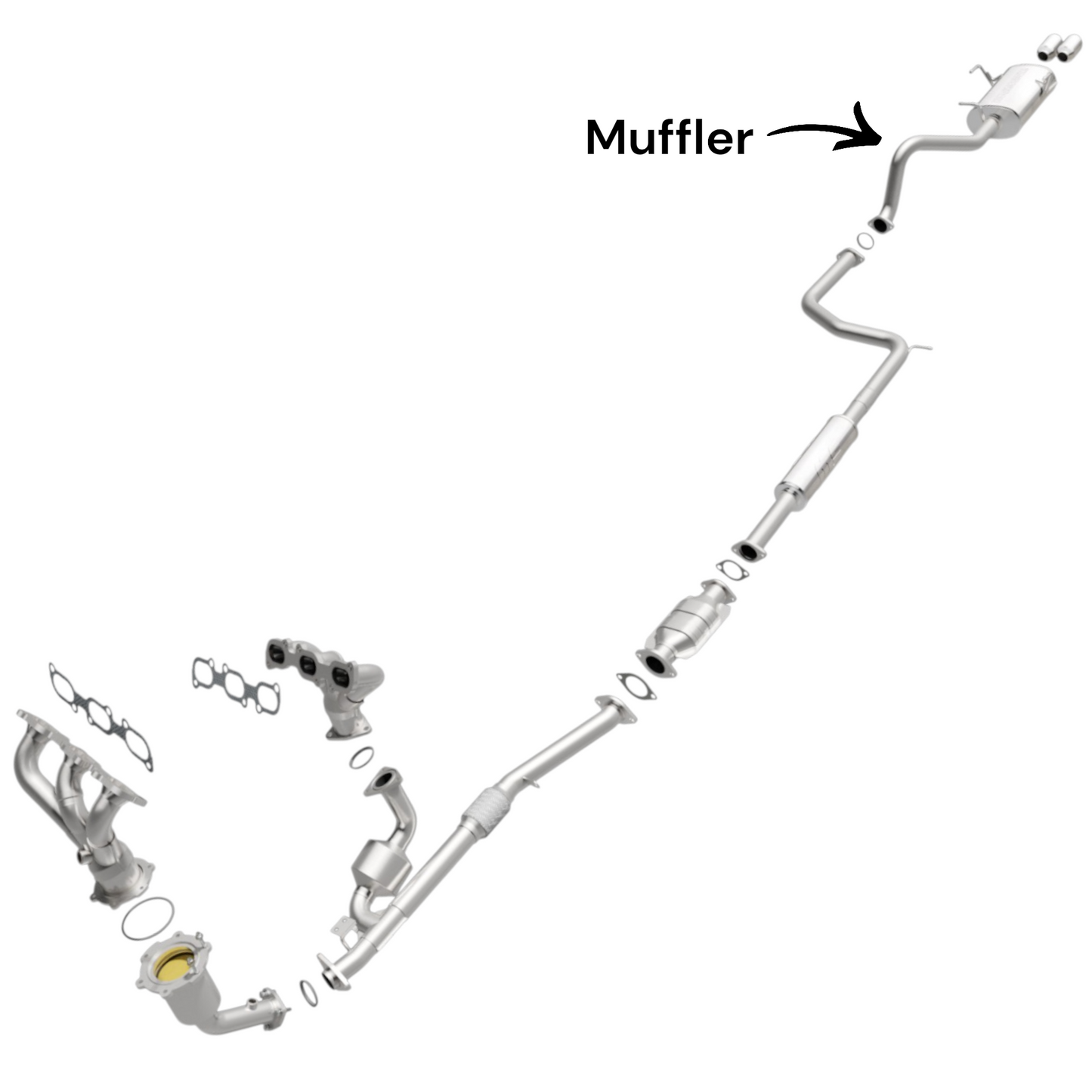 Nissan Maxima 3.0L (1999-2001) Rear Muffler