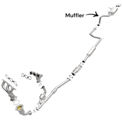 Nissan Maxima 3.0L (1999-2001) Rear Muffler