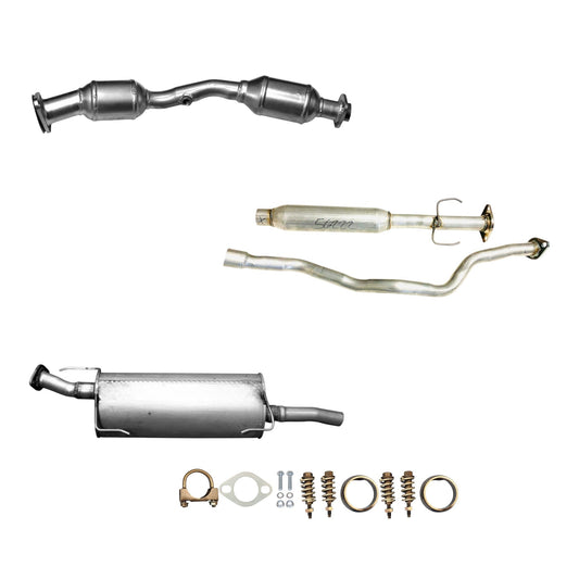 Nissan Versa 1.8L (Sedan) (2007-2012) Catalytic Converter, Resonator And Muffler.