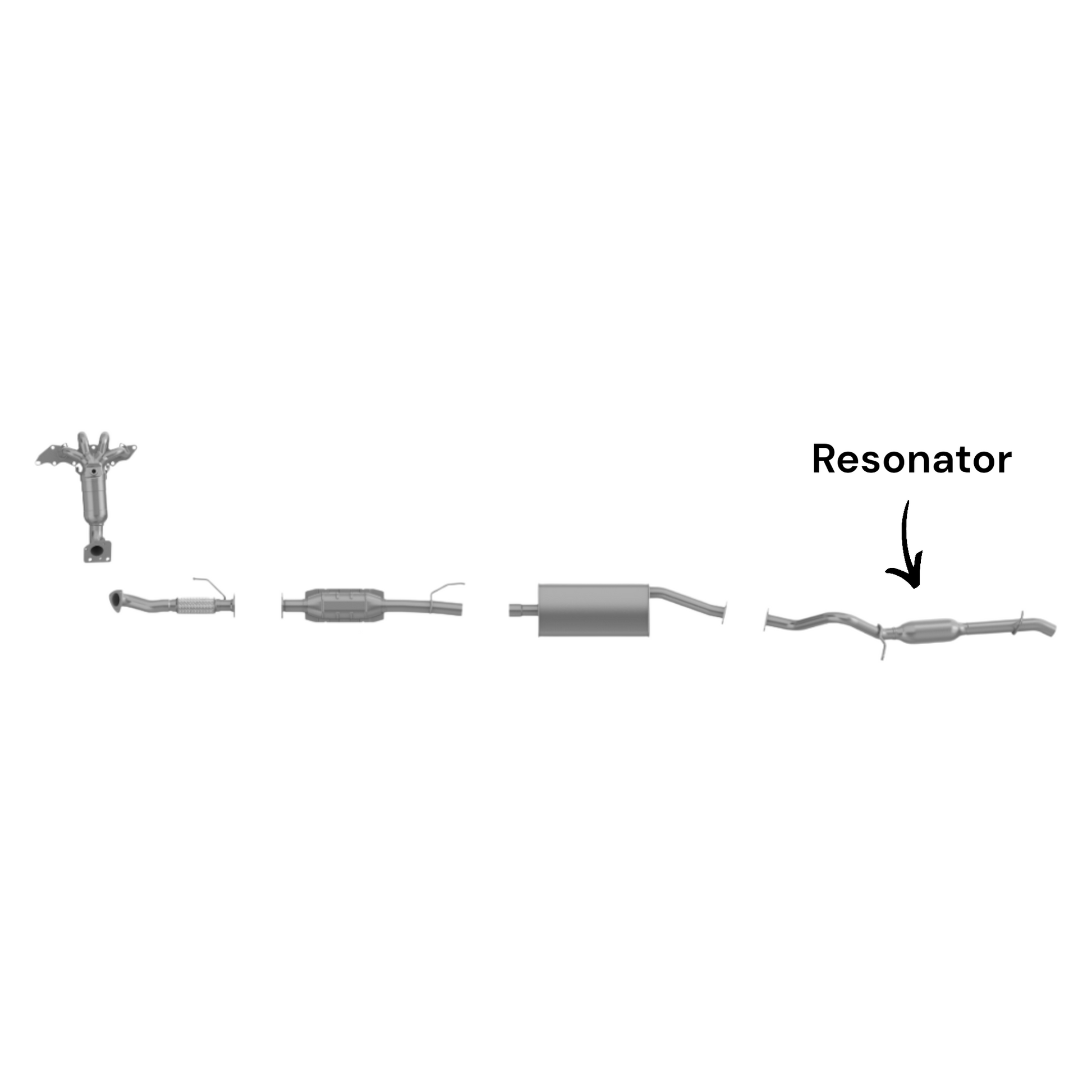 Ford Escape 2.3L (2005-2008) (FHEV) Resonator