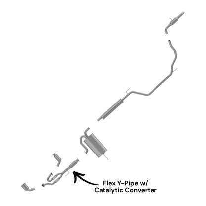 Nissan Quest 3.5L (2004-2006) Flex Y-Pipe with Catalytic Converter
