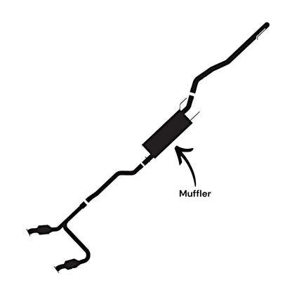 Chrysler Aspen 4.7L (2007) Muffler