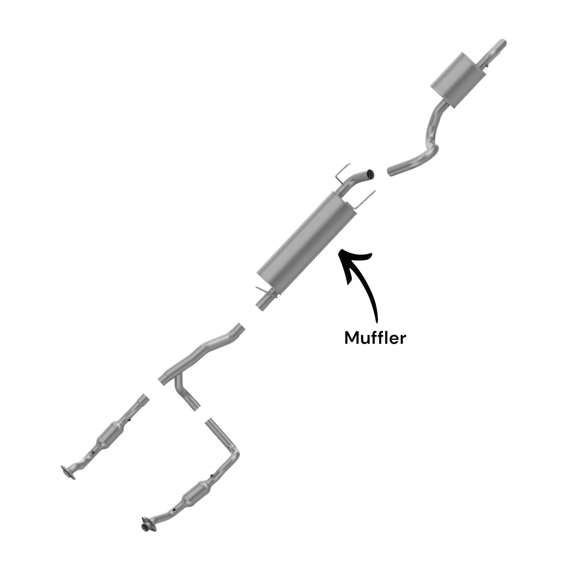 Dodge Durango 5.7L (2004-2009) Muffler