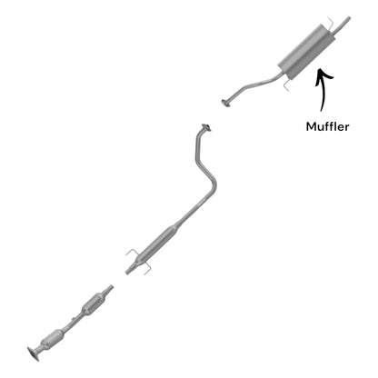 Toyota Prius 1.5L (2004-2009) Muffler