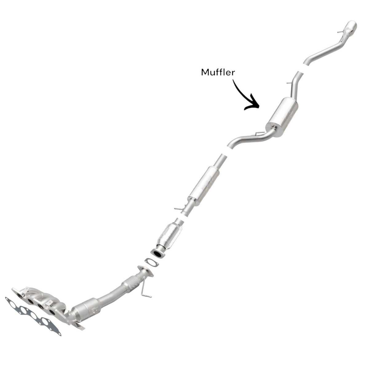 Mazda 3 2.3L (2004-2009) Muffler
