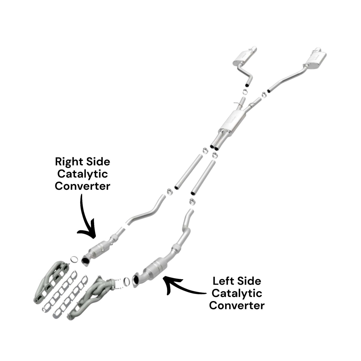 Chrysler 300 5.7L (2005-2019) (RWD) Right & Left Side Catalytic Converters