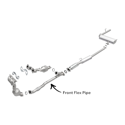 Tuyau flexible avant pour Toyota Sienna 3.3L (2004-2006) V6 traction avant