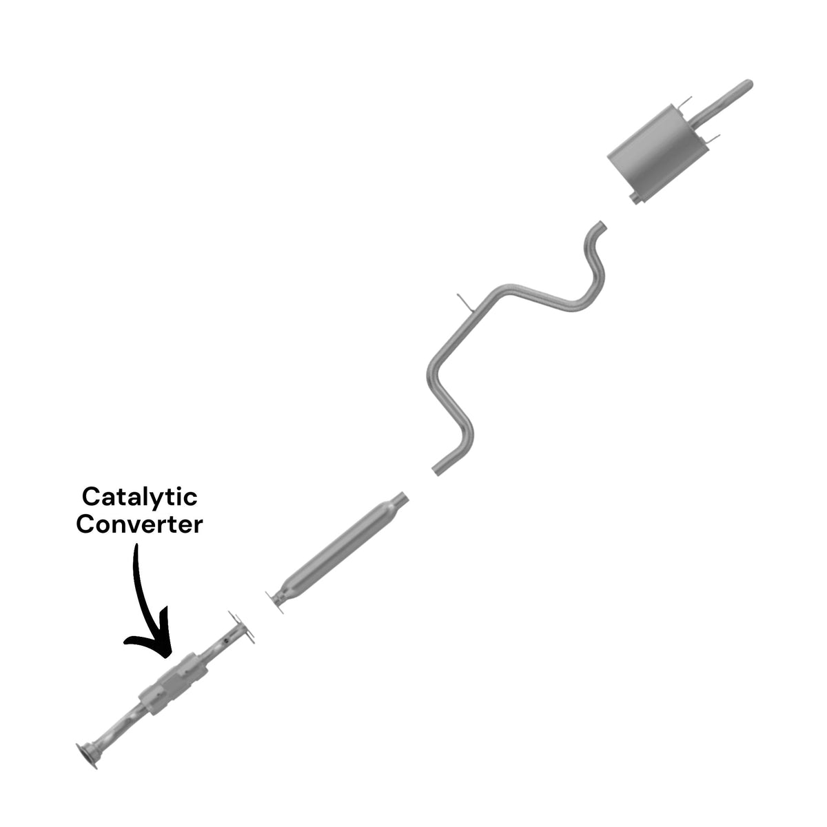 Chevrolet Impala 3.8L (2004, 2005) (Supercharged) Catalytic Converter