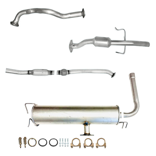 Toyota RAV4 2.4L (2004-2005) Pipe, Catalytic Converter, Resonator with Flex Pipe and Muffler