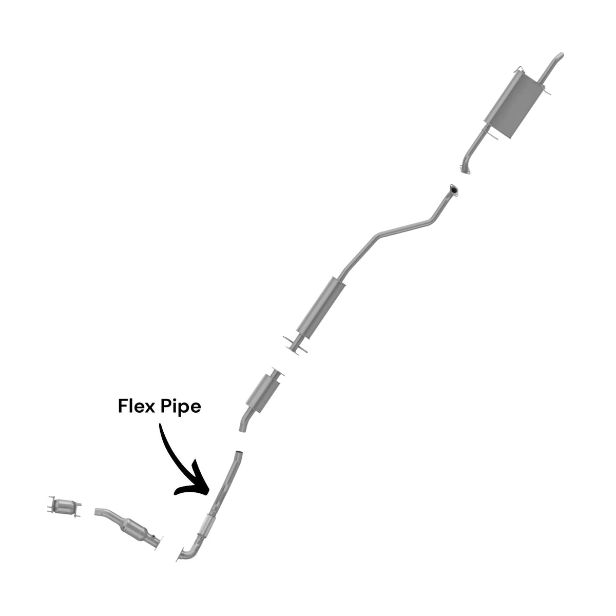 Suzuki Forenza 2.0L (2004-2008) Flex Pipe