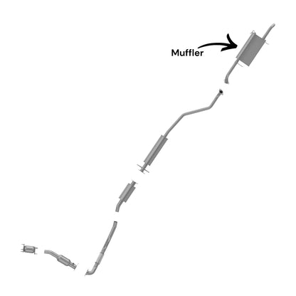 Chevrolet Optra 2.0L (2004-2007) (Sedan) Muffler