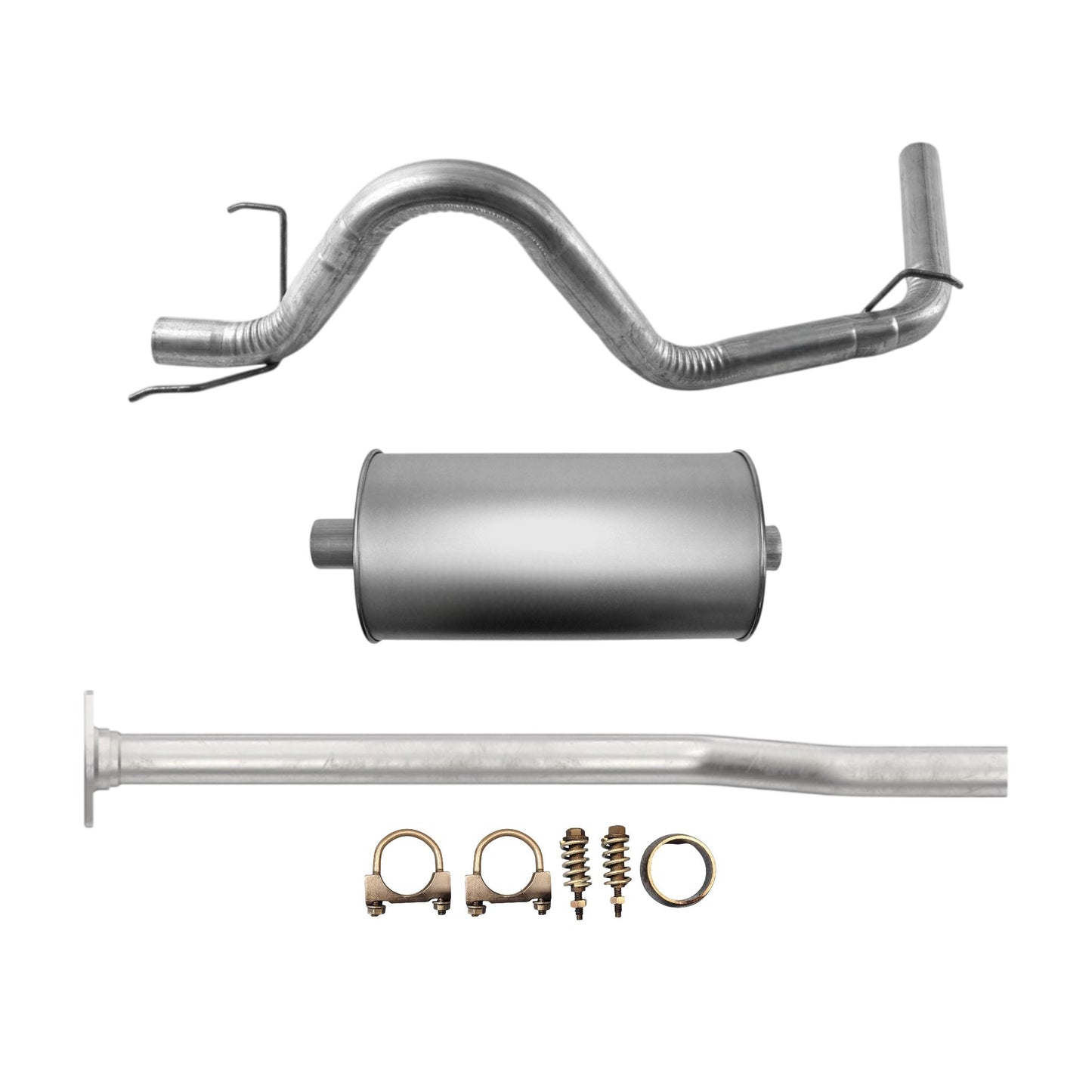 Toyota Tacoma 4.0L (2013-2015) (127.4" Wheelbase) Axel Pipe & Muffler With Tail Pipe